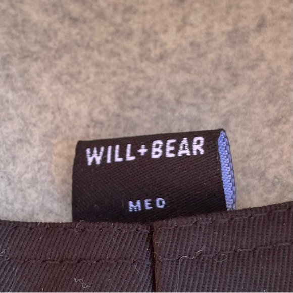 Will+Bear Gray Australian Felted Wool Fedora Hat Size Medium Unisex *Like New* - Picture 5 of 12